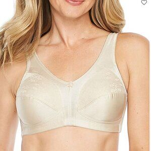 NWT Underscore Fashion Plus Comfort  Unlined Wireless Full Coverage Bra -38D